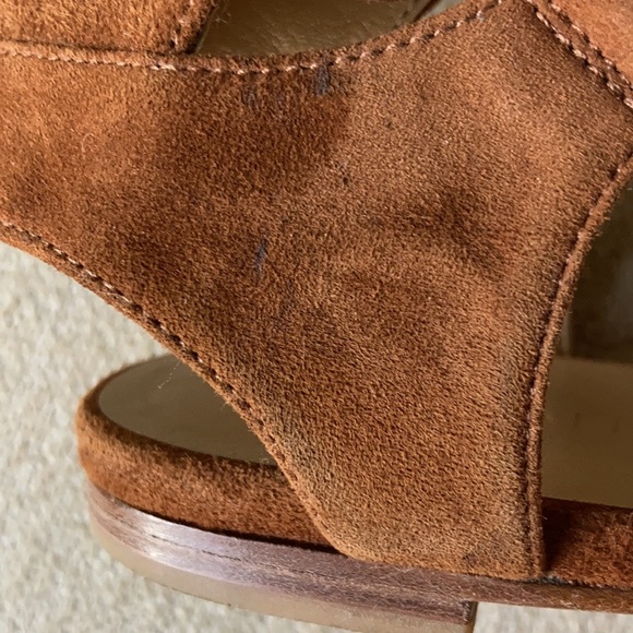 STUART WEITZMAN Roman flat Suede Gladiator Sandal Womens Size EU 35 - Picture 13 of 14